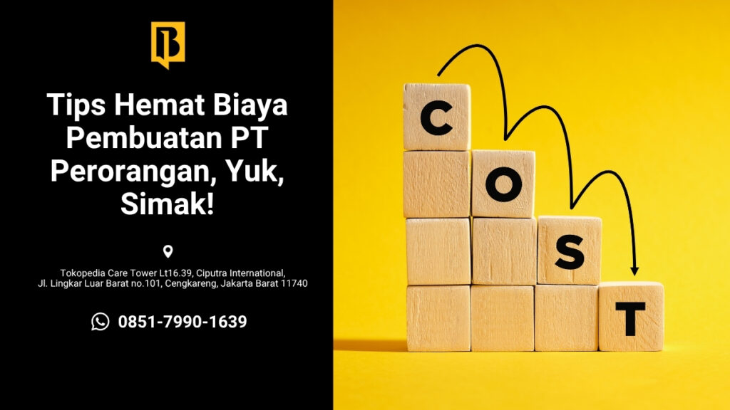 biaya pembuatan pt perorangan