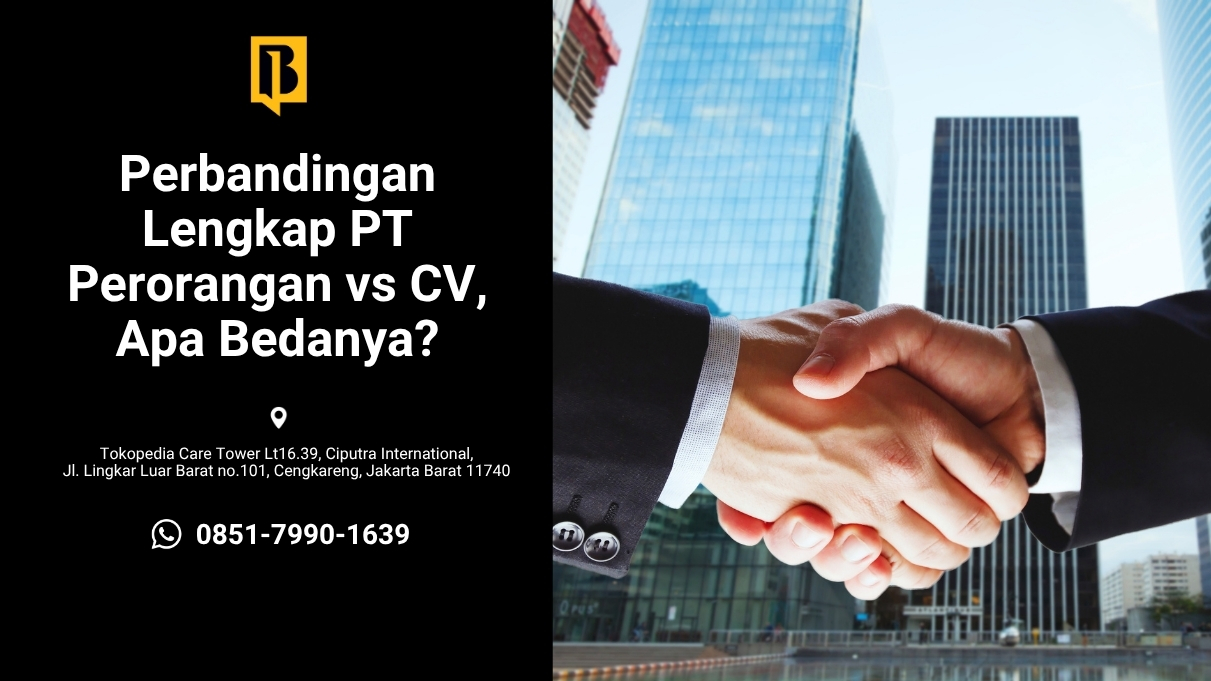 PT Perorangan vs CV